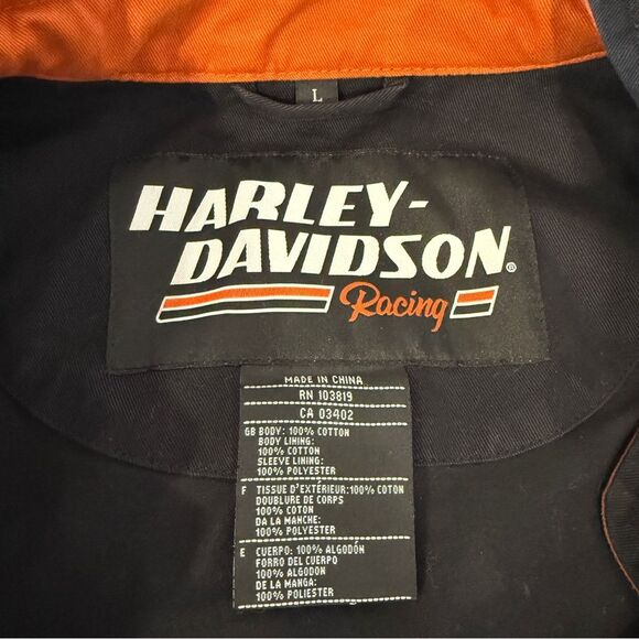 Harley-Davidson Racing Screamin' Eagle Performance Parts Bomber Jacket - Large - Picture 7 of 8